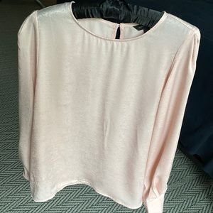 Pink long sleeve blouse